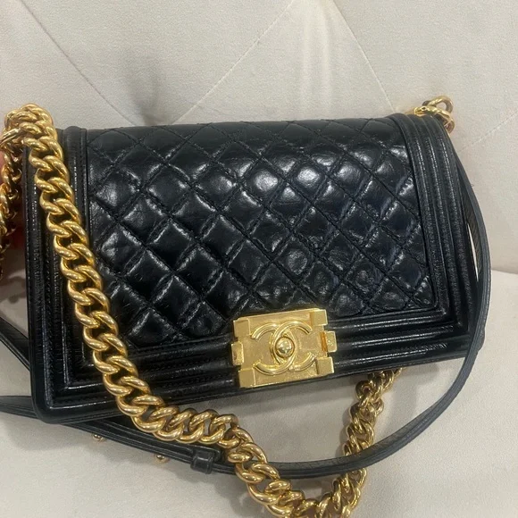 Chanel Quilted Calfskin Medium Flap Boy Bag - Picture 2 of 10